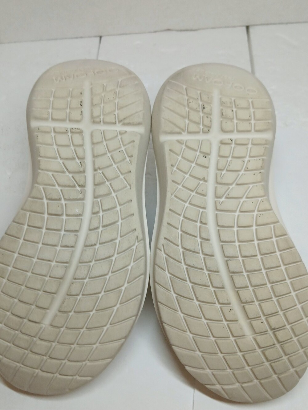 OOFOS OOmy Zen Womens 7.5 Chalk White Slip On Recovery Shoes Sneakers 5078 - Picture 10 of 16